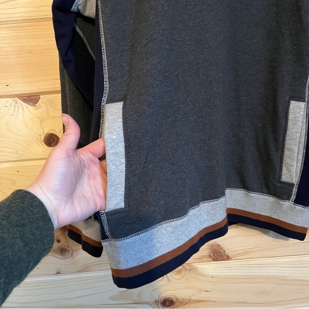 Carbon 2 Cobalt 100% Cotton 1/4 Zip Sweater - Picture 4 of 5